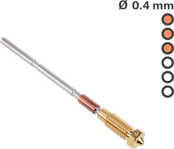 Actual product image Prusa Nozzle brass CHT - 0.4 mm (Blast pipe)