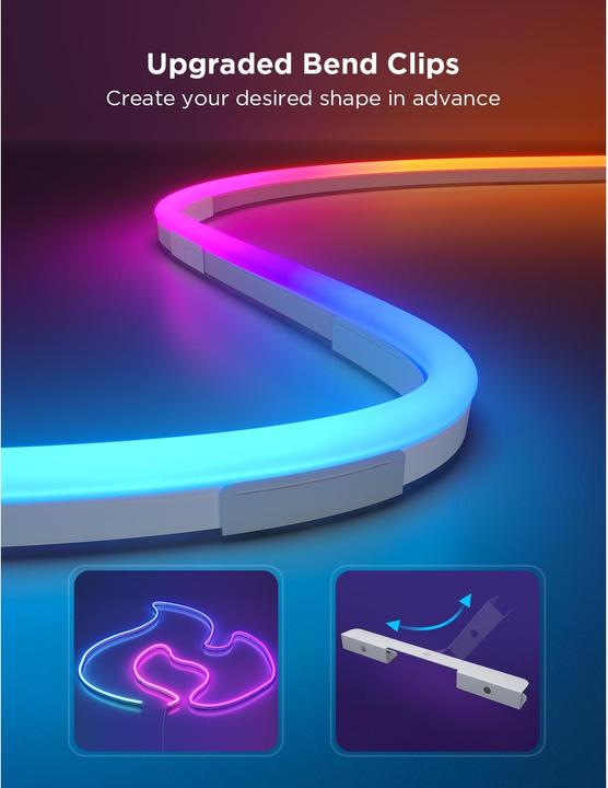 Produktbild Govee Neon-Streifenleuchte (RGBIC, 400 cm, Indoor)