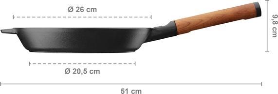 Produktbild Fiskars Norden Grillpfanne, 26cm (26 cm, Grillpfanne, Gusseisen)