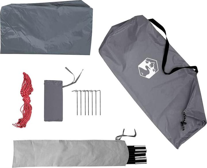 Actual product image VidaXL Car tent grey and orange Waterproof (2.25 kg)