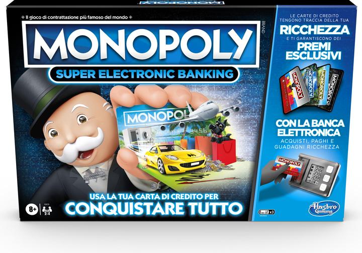 Image du produit Hasbro Monopoly Super Electronic Banking (Italien)
