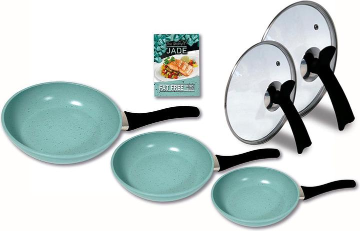 Immagine prodotto Starlyf Jade Pan Set (20 cm, Padella per friggere, Alluminio)