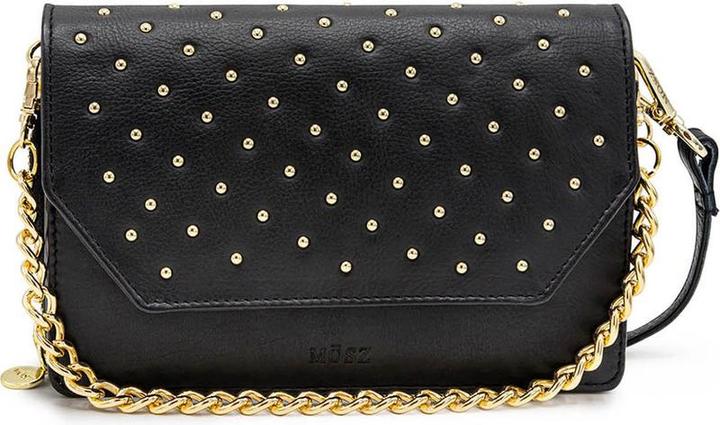 Produktbild Mosz Mos Kris Bag Telefoontasje Stollen schwarzes glänzendes helles Gold