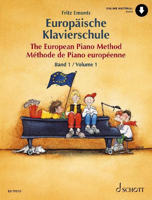 Produktbild Europäische Klavierschule (Französisch, Deutsch, Englisch, Fritz Emonts, 2020)