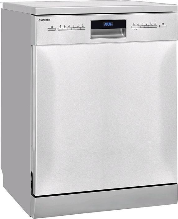 Produktbild Exquisit GSP9614030B inox Standgeschirrspüler 60 cmB