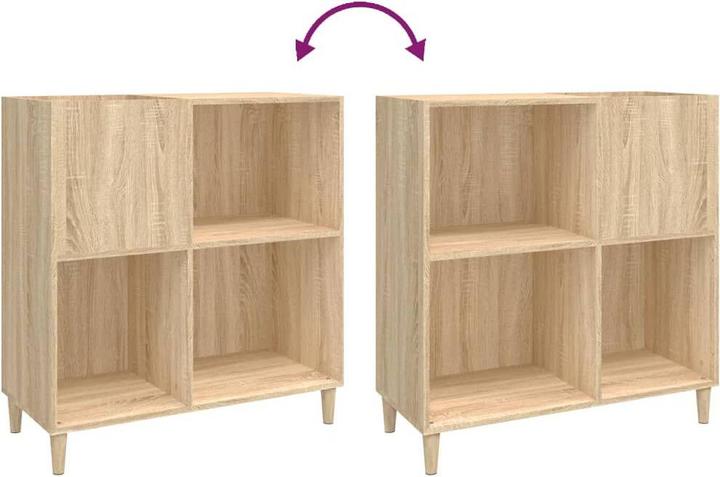Image du produit VidaXL Plattenschrank Sonoma-Eiche 84,5x38x89 cm Holzwerkstoff