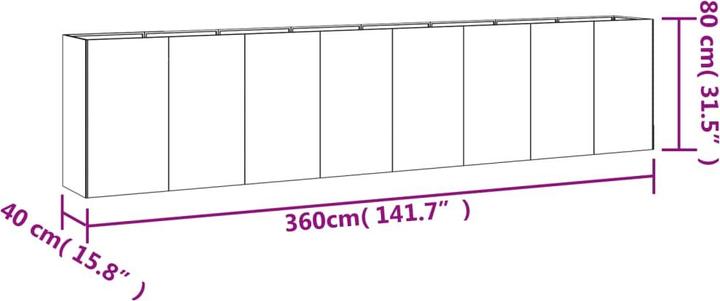 Actual product image VidaXL Raised bed