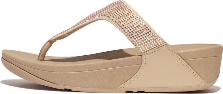 Fitflop Lulu Crystal Embellishes Toe Post Sandal