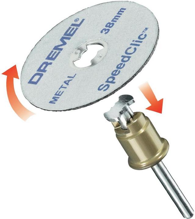 Actual product image Dremel EZ SpeedClic metal cutting discs Ø 38.0 mm (5 pieces)