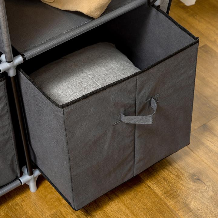 Produktbild Homcom Stoffschrank mit Tür (125 x 43 x 162.5 cm)