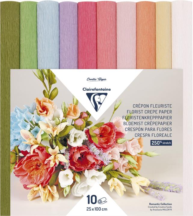 Immagine prodotto Clairefontaine Carta crespa (160 g/m², 10 x)