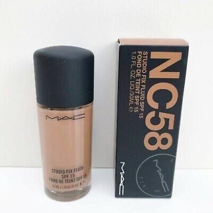 Actual product image MAC Cosmetics Studio Fix Fluid SPF 15 (No. NC58)