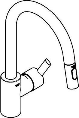Produktbild Grohe Feel Einhand-Spültischbatterie, 1/2"