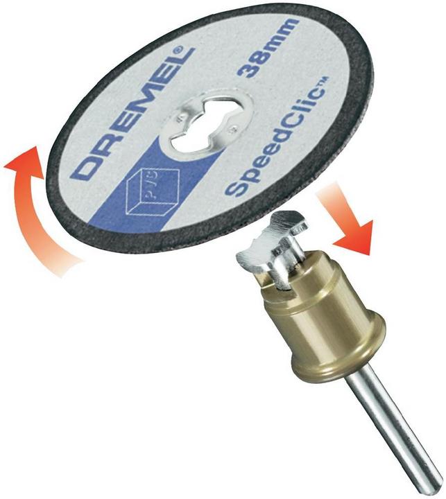 Produktbild Dremel EZ SpeedClic Kunststoff-Trennscheiben Ø 38,0 mm (5 Stück)