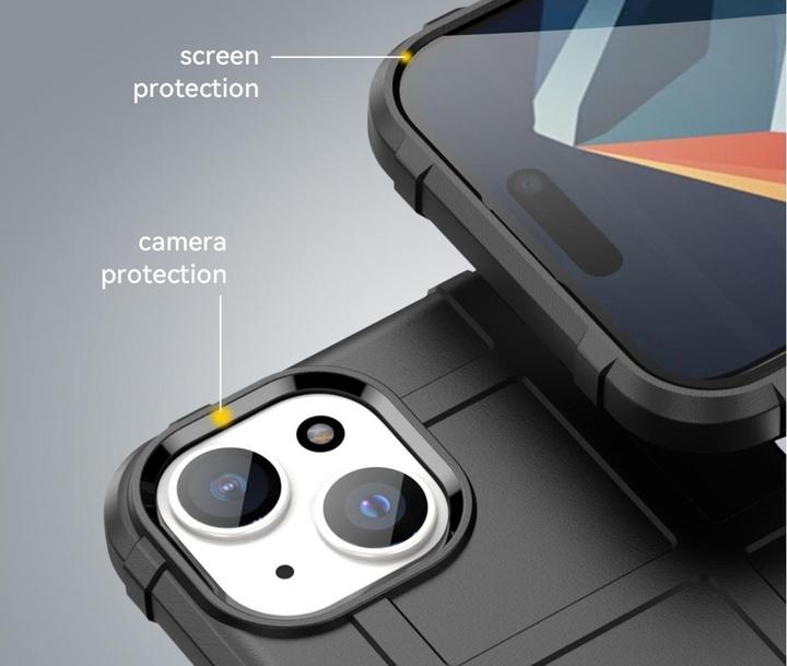 Actual product image Screenguard Apple iPhone 15 Rugged Shield Case (Apple iPhone 15)