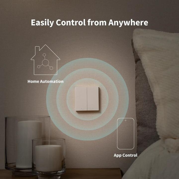 Image du produit Aqara Smart Wall Switch H1 Gris No Neutral, Single Rocker (Zigbee)