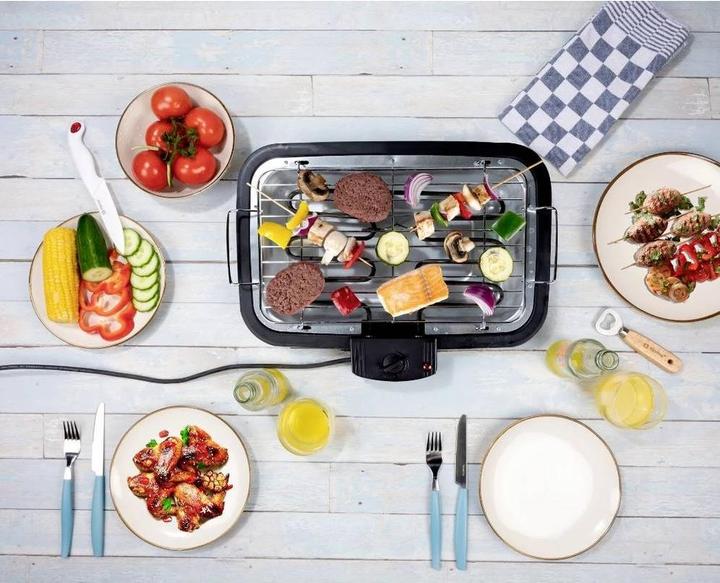 Produktbild Alpina Maschinen Elektro Tisch-Standgrill 2000W schwarz (2 kW)