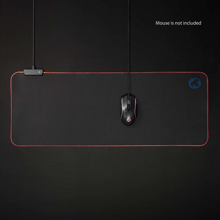 Produktbild Nedis Gaming-Mauspad | Gummi / Mikrofaser | Schwarz (XXL)