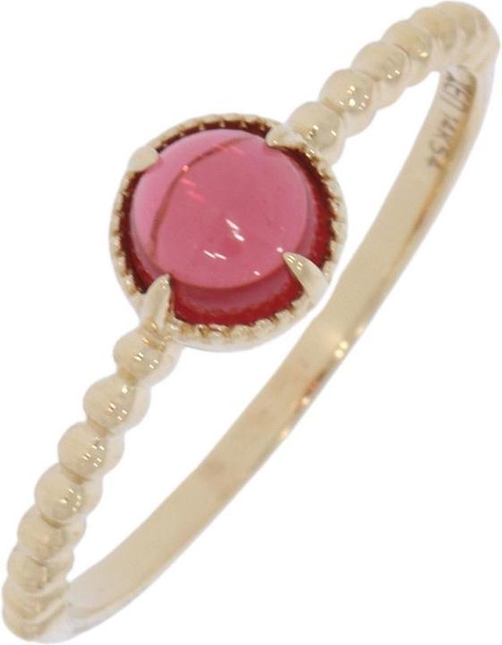 Xen Ring mit Granat 0,89 ct. 585 Gelbgold (54)