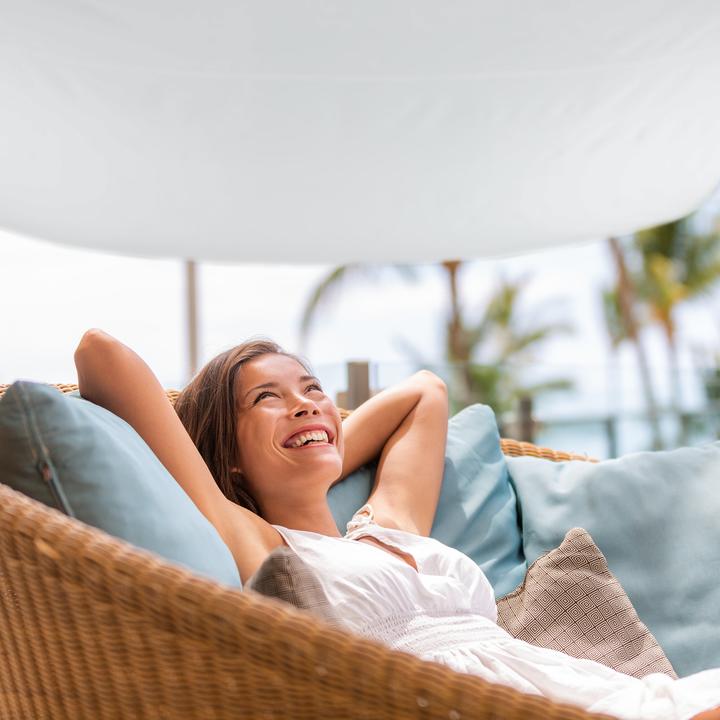 Immagine prodotto Relaxdays Tenda a vela quadrata parasole (400 x 400 x 0,5 cm)