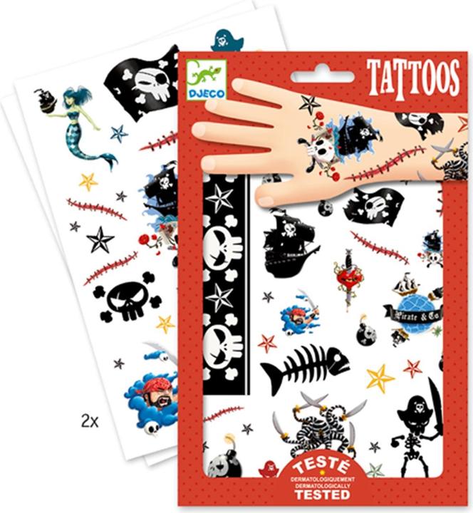 Produktbild Djeco Tattoos Piraten