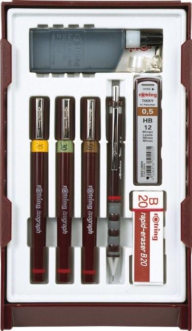 Rotring isograph College Set (Burgund, 1 x)