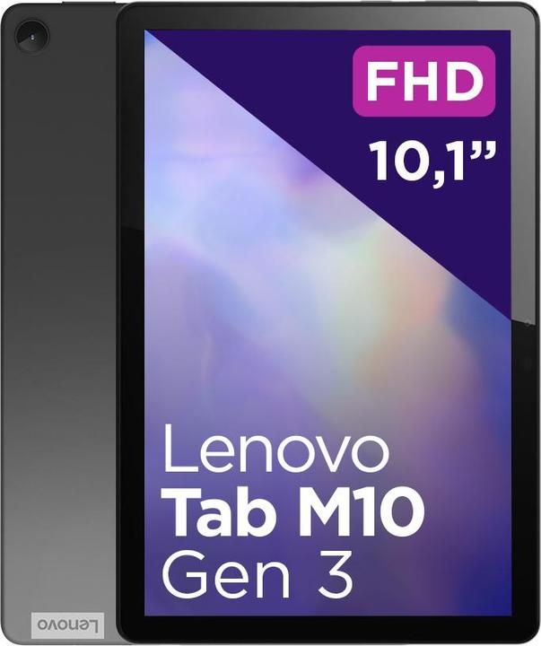 Image du produit Lenovo Tab M10 (3rd Gen) (WLAN uniquement, 10.10", 64 Go, Gris tempête double ton)