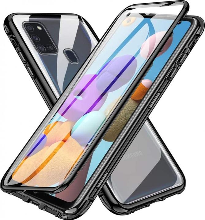 Produktbild G-Case Samsung Galaxy A21s Aluminium Magnetic Glass Case Hülle (Samsung Galaxy A21s)