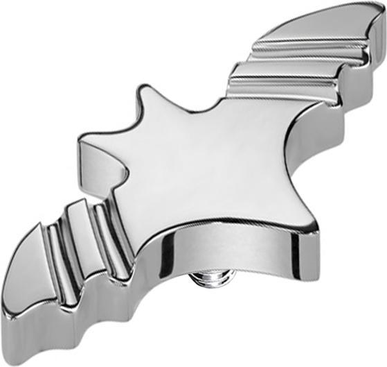 Star Piercing Dermal Anchor Basic Fledermaus silber (ohne Messing, Titan G23)