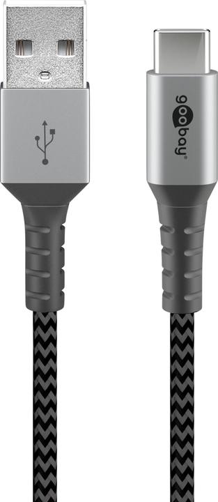 Actual product image Goobay USB A — USB C (2 m, USB 2.0)