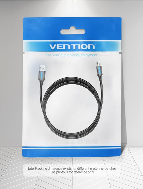 Immagine prodotto Vention Cavo USB 2.0 da A a B COQBG 1,5 m (nero) (1.50 m, USB 2.0)