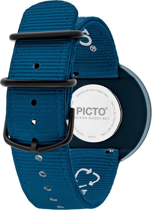 Produktbild Picto R44013-R003 Unisex Uhr Ghost Nets Paradise Green 40mm 5ATM (Analoguhr, 40 mm)