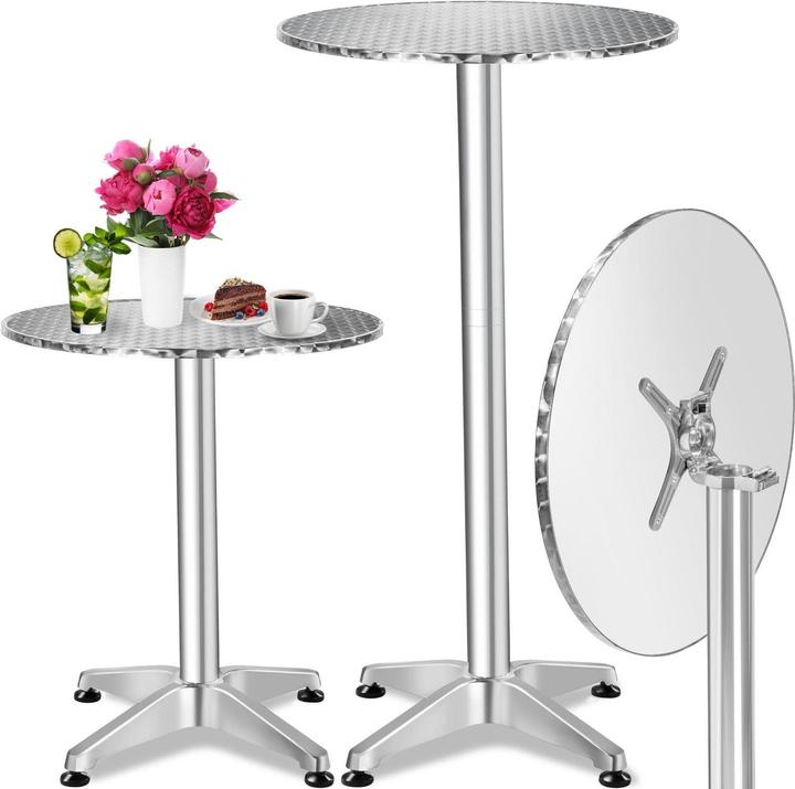 Immagine prodotto tectake tavolo da bistrot (Ø 60 x 114 cm)