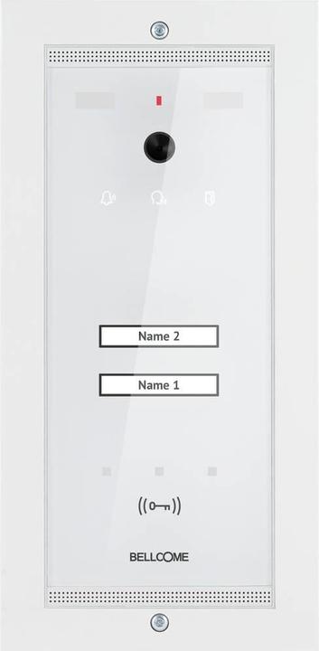 Bellcome Advanced Video-Türsprechanlage Kabelgebunden Ausseneinheit 1 Stück Weiss (Kabelgebunden)