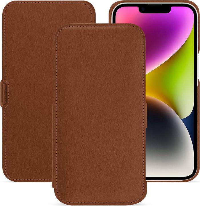 Actual product image Noreve Horizontal leather flap shell (Apple iPhone 15 Plus)