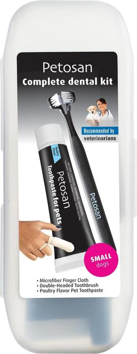 Immagine prodotto Petosan Kit completo per la pulizia dei denti S (Cane, 574 ml)
