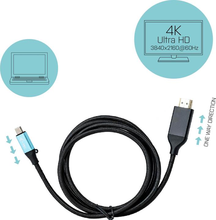 Image du produit i-tec USB Typ C — HDMI (Typ A) (1.50 m, USB Type C)