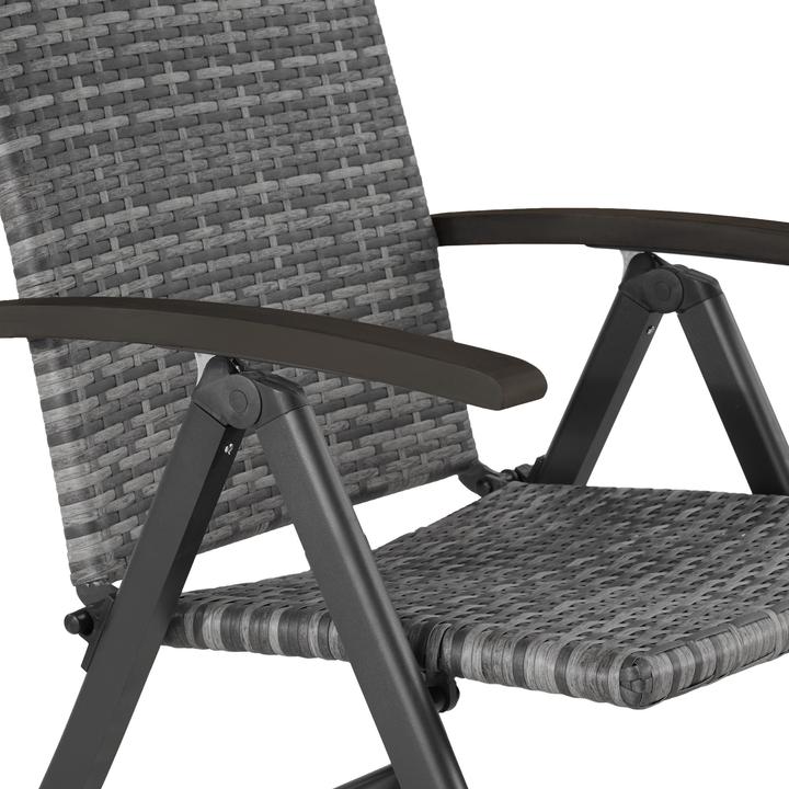 Produktbild tectake Rattanstuhl Melbourne klappbar