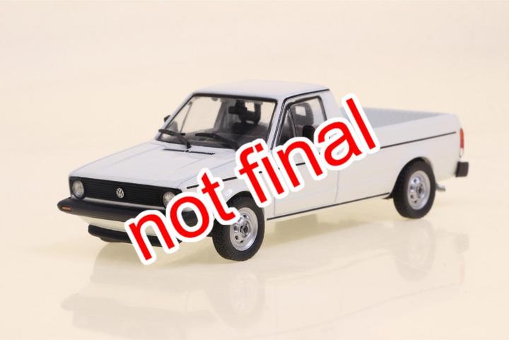 Actual product image Solido 1:43 VW Caddy Pick up white