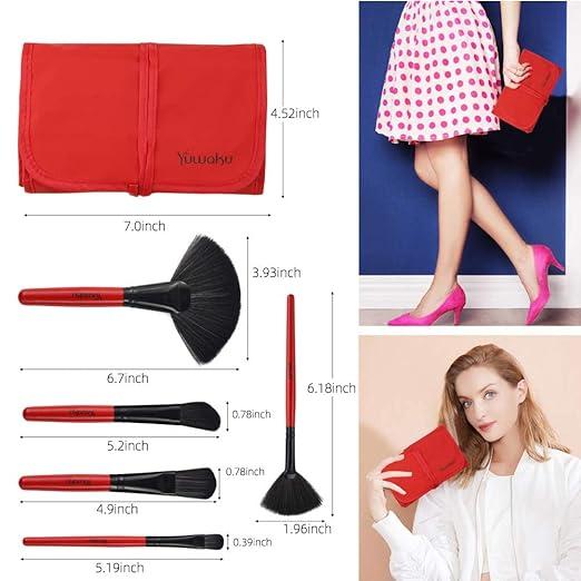 Produktbild Yuwaku 32 Stück Makeup Pinsel Brushes Set mit Tasche No.23 (Augenbrauen)