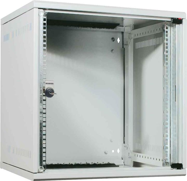 Produktbild Schäfer Shop 19Zoll WandgehÃ¤use 1teilig Flat-Pack (10.86 HE, 19 Zoll Rack)