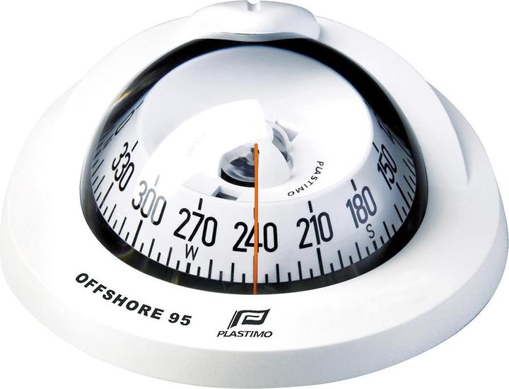 Actual product image Plastimo Offshore 95 compass, white