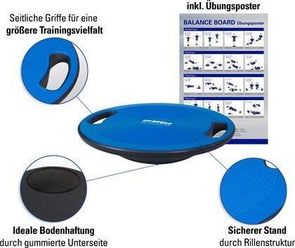 Produktbild Sport-Tec Balance Board mit Griffen, Durchmesser 40cm, schwarz