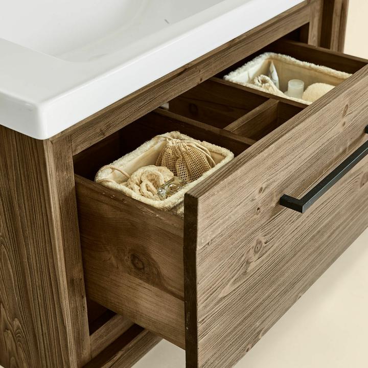Actual product image Loberon Waschtisch Greenhaven weiss/braun