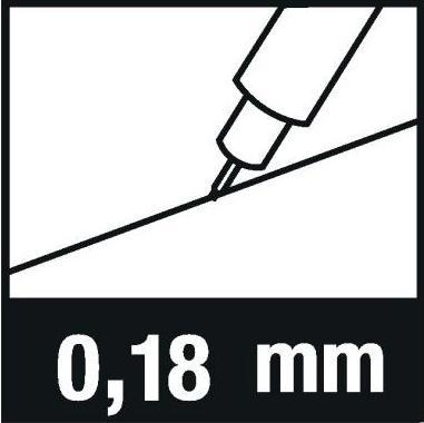 Produktbild Rotring Zeichenkegel zu Rapidograph (Schwarz, Blau, 1 x)