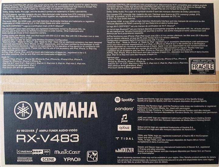 Produktbild Yamaha Rx-V483 (5.1 Kanal, AM, FM)