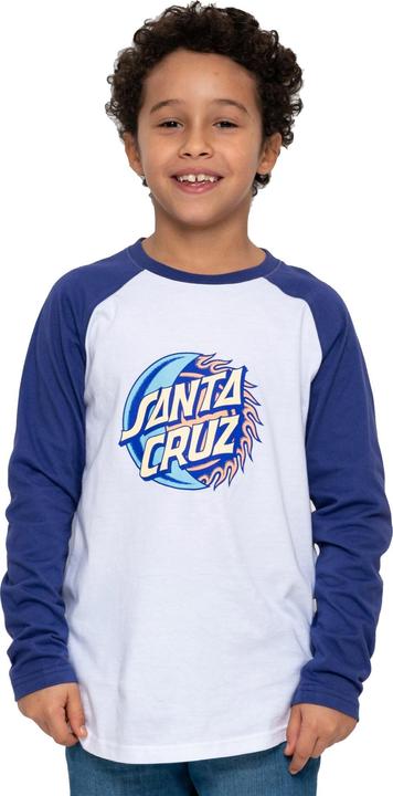 Santa Cruz Youth Eclipse Front Baseball Top Longsleeve (8, 9, 10)