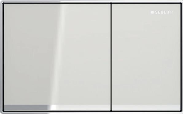 Geberit Flush plate Omega60, for dual flush, flush-mounted
