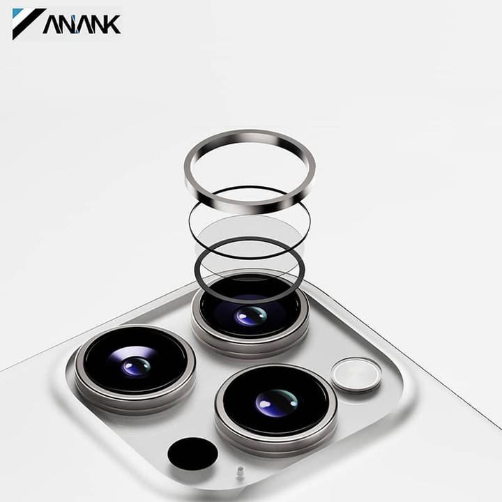 Actual product image Anank iPhone 16 / 16 Plus - Rear camera armoured glass - 99AR+Corning Glass - Dual Lens Protection (1 Piece, Apple iPhone 16, Apple iPhone 16 Plus)