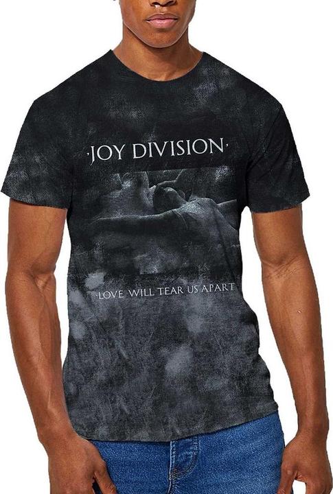 Actual product image Joydivision Unisex Adult Love Will Tear Us Apart Dip Dye T-Shirt (L)